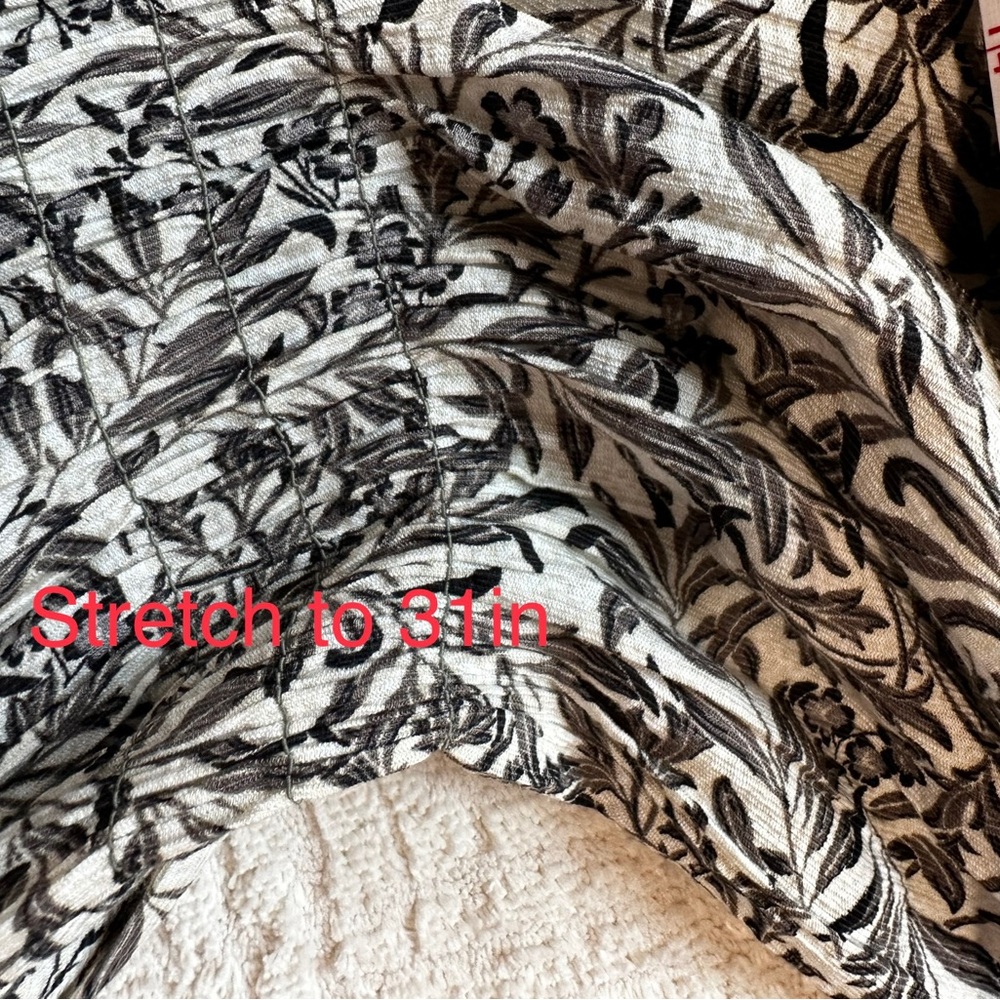 H&M Smocked Maxi Pattern Dress, Spring - Picture 9 of 13
